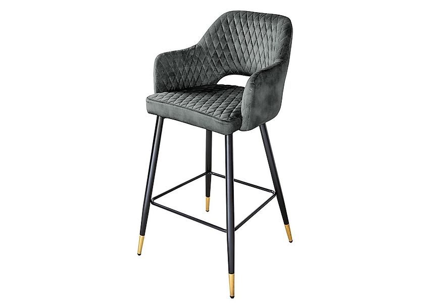 riess-ambiente Barhocker PARIS grün / schwarz-gold (Einzelartikel, 1 St), S günstig online kaufen