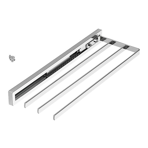 SOTECH Handtuchauszug STYLE 3 Armig Chrom Poliert 415 mm Auszugsweg 300 mm günstig online kaufen