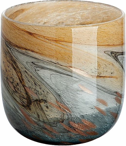 GILDE Tischvase "Vida", (1 St.), aus Glas, mundgeblasen, Höhe ca. 17 cm günstig online kaufen