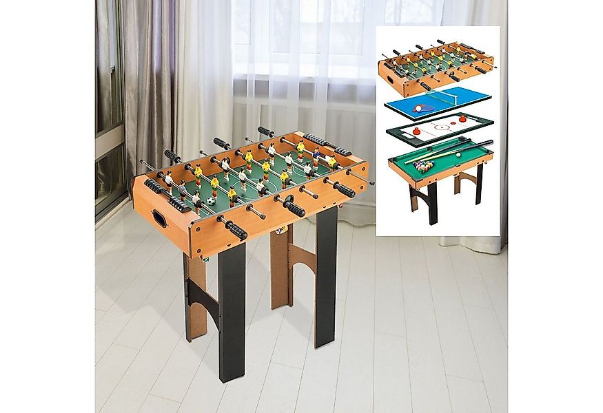 HOMCOM Spieltisch 4-in-1 Multispieltisch, (Multifunktionstisch, 1-tlg), mit günstig online kaufen