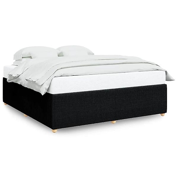 vidaXL Bettgestell ohne Matratze Schwarz 180x200 cm Stoff 3284958 günstig online kaufen