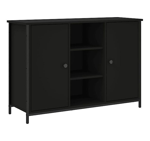vidaXL Sideboard Sideboard Schwarz 100x35x70 cm Holzwerkstoff (1 St) günstig online kaufen