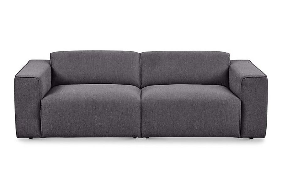 andas 3-Sitzer Noord, mit Kedernaht, Breite 232 cm, Cord, Struktur, Webstof günstig online kaufen