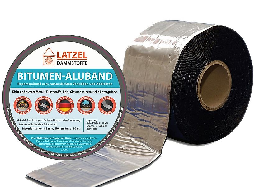 Latzel Dämmstoffe Dichtband Bitumen Aluband Dichtband 50mm - Verschiedene F günstig online kaufen