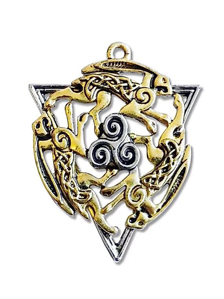 Adelia´s Amulett "Amulett Anhänger Mythische Kelten Tanz der Rhiannon", Tan günstig online kaufen