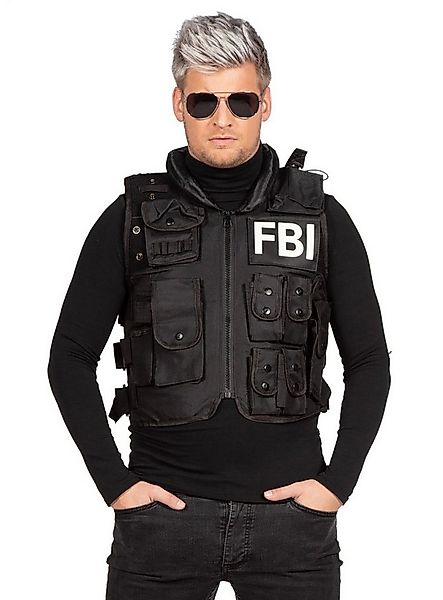 Metamorph Polizei-Kostüm FBI Schutzweste Deluxe für Erwachsene, Hochwertig günstig online kaufen