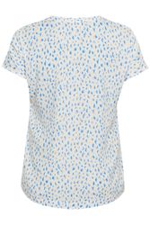 KAFFE Curve Kurzarmbluse Kurzarm-Bluse KCanny Große günstig online kaufen