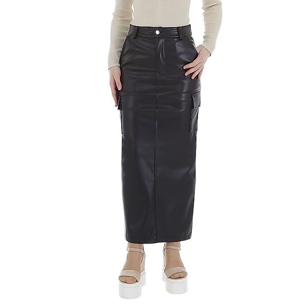 Ital-Design Lederimitatrock Damen Elegant (86365161) Stretch günstig online kaufen