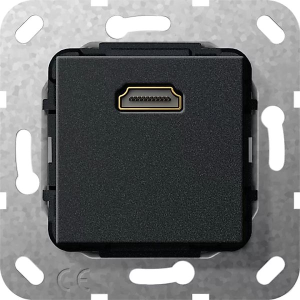 Gira UP Tragring HDMI sw matt Kabelpeitsche 567010 günstig online kaufen