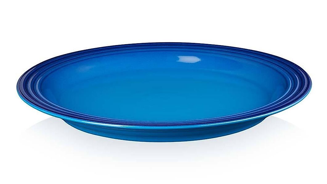 Le Creuset Speiseteller Steinzeug Azure Blau 27cm günstig online kaufen