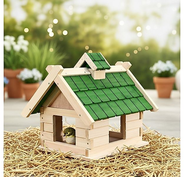 Mucola Vogelhaus Vogelhaus Weiß Vogelfutterhaus aus Holz Vogelvilla Vögel S günstig online kaufen