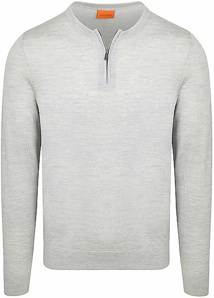 Suitable Crew Zip Merino Grau - Größe S günstig online kaufen