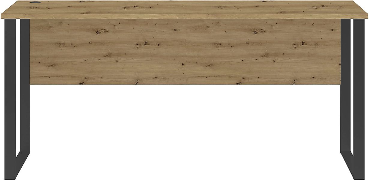 BEGA OFFICE Schreibtisch "Amanda" 1 Stk. tlg. Kabeldurchlass, Metallkufen, günstig online kaufen