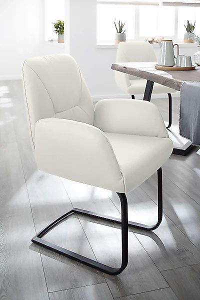 W.SCHILLIG Freischwinger »ole« () Gestell in Schwarz pulverbeschichtet günstig online kaufen