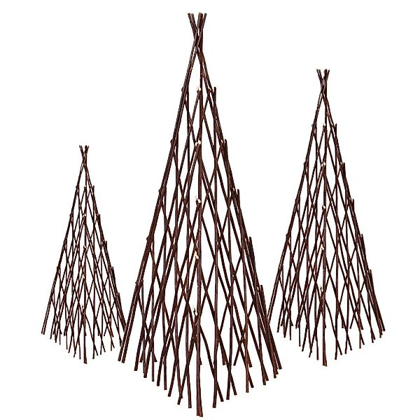 UNUS GARDEN Rankhilfe Rankgitter Pyramide 3er günstig online kaufen