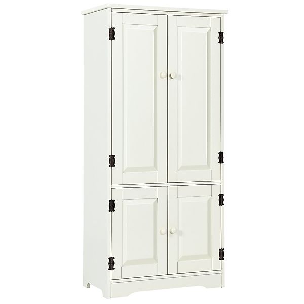 COSTWAY Mehrzweckschrank mit Türen & verstellbarem günstig online kaufen