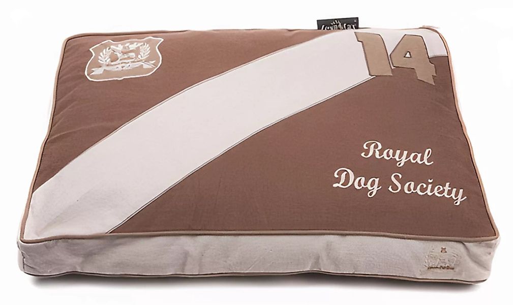 Hundekissenbezug Boxed 90 X 65 Cm Braun/beige günstig online kaufen