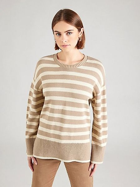 pieces Rundhalspullover PCAVA LS O-NECK SLIT KNIT NOOS günstig online kaufen