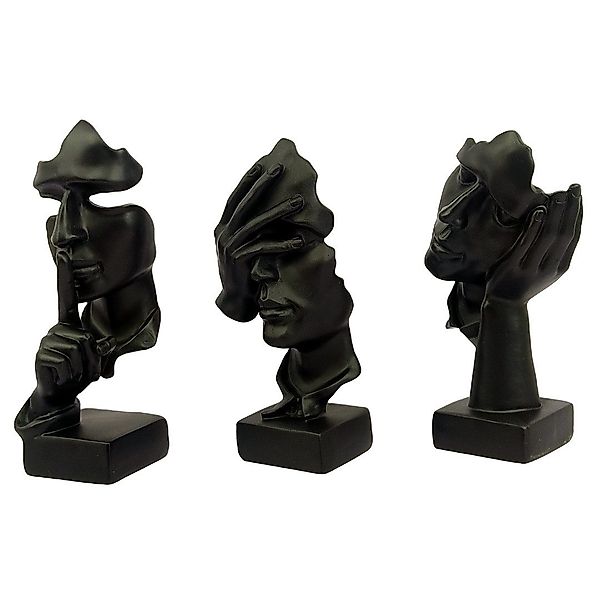 RWEUOQ Skulptur Schwarz Skulpturen Moderne Dekofiguren günstig online kaufen
