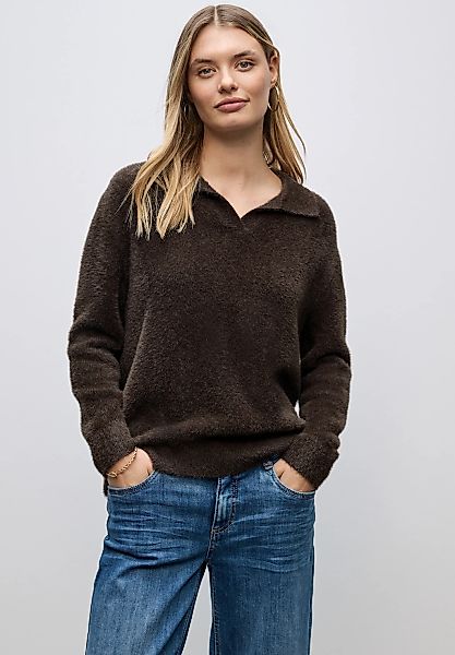 STREET ONE Strickpullover aus softem Materialmix günstig online kaufen