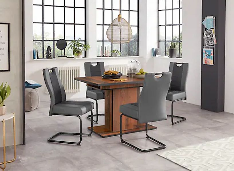 HELA Essgruppe Set, 5 Stk. tlg. bestehend aus 4x Erika Stuhl & 1x Ariana Ti günstig online kaufen