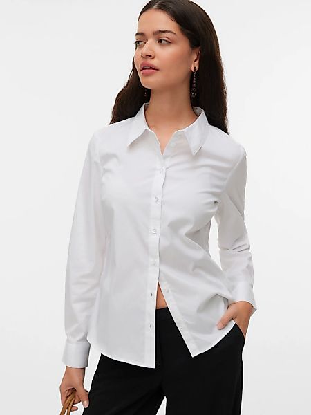 Vero Moda Langarmbluse "VMSOPHIE LS SHIRT WVN NOOS" Baumwollmischung günstig online kaufen