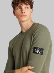 Calvin Klein Jeans Langarmshirt BADGE WAFFLE günstig online kaufen