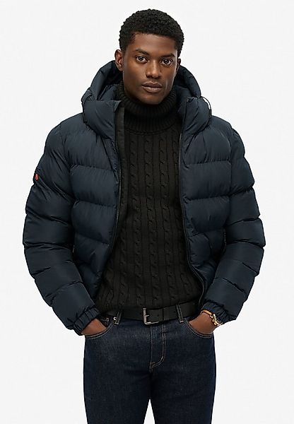 Superdry Steppjacke HOODED SPORTS PUFFER JACKET Kunstfaser, relaxed fit günstig online kaufen