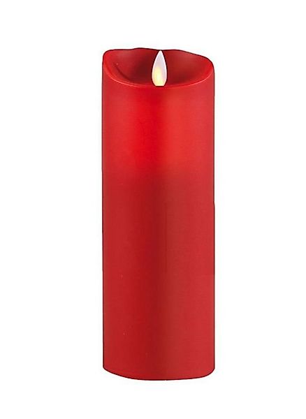 SOMPEX LED-Kerze Flame LED Kerze rot 23cm (Kerze), mit Timer, Echtwachs, tä günstig online kaufen