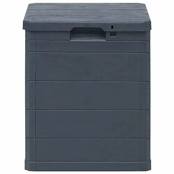 vidaXL Gartenbox Garten-Aufbewahrungsbox 90 L Anthrazit günstig online kaufen
