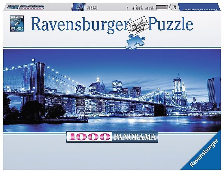 Ravensburger Puzzle 1000 Teile Puzzle Panorama Leuchtendes New York 15050, günstig online kaufen