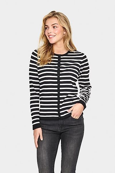 Saint Tropez Strickjacke MilaSZ Striped Cardigan günstig online kaufen