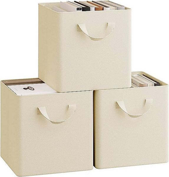 Woltu Aufbewahrungsbox (3 St), faltbare Stoffboxen 3 Stück, mit Griffen Met günstig online kaufen