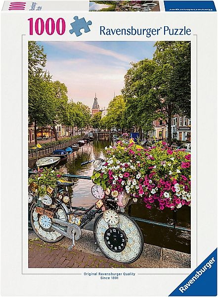 Ravensburger Puzzle Fahrrad und Blumen in günstig online kaufen
