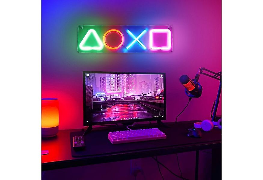 Sunicol Nachtlicht LED Neon Schild Licht Nachtlicht Leuchtreklame Sign Wand günstig online kaufen