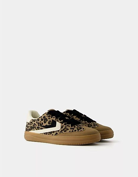 Bershka Retro-Sneaker Mit Animalprint Damen 39 Kombiniert günstig online kaufen