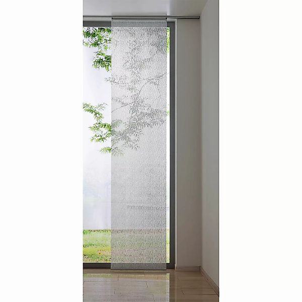 home24 mydeco Flächenvorhang Mesh Weiß Modern 60x300 cm (BxH) Kunstfaser günstig online kaufen