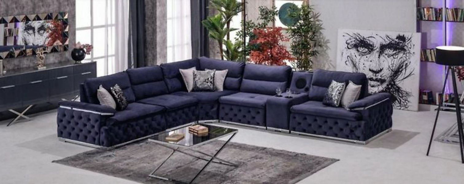 JVmoebel Ecksofa Ecksofa L Form Couch Chesterfield Möbel Sofa Design Möbel, günstig online kaufen