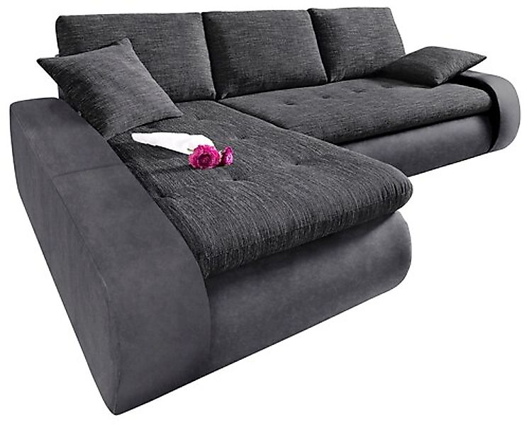 TRENDMANUFAKTUR Ecksofa »Indie, modern und bequem, Materialmix, OTTOs Choic günstig online kaufen