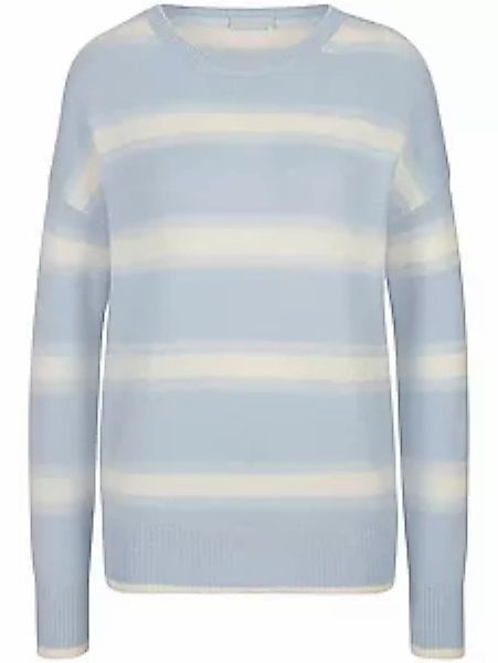 Rundhals-Pullover include blau günstig online kaufen