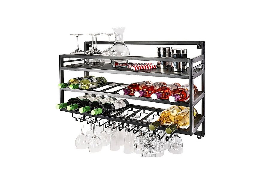 Kobolo Regal Wandregal MALBEC aus Metall in schwarz günstig online kaufen