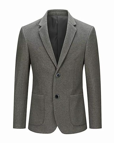 Allthemen Sakko Herren Sakko Wolle Tweed Klassisch Blazer mit Streifen günstig online kaufen
