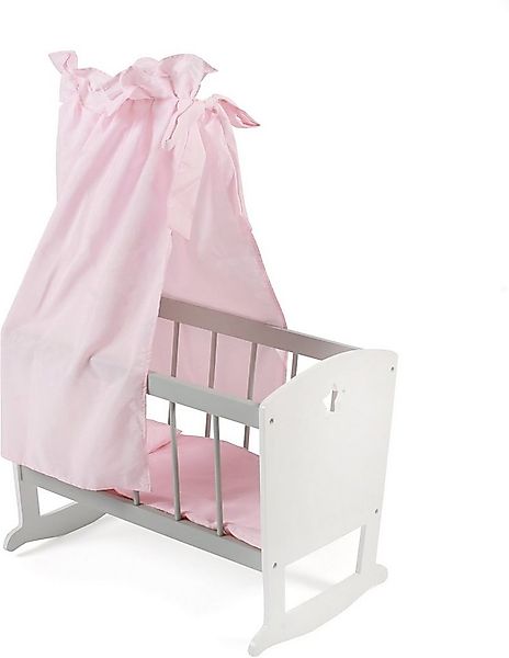 CHIC2000 Puppenwiege Stars Grau, inkl. Himmel günstig online kaufen