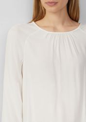 s.Oliver Kurzarmbluse Bluse Strukturierte Viskose-Bluse mit günstig online kaufen