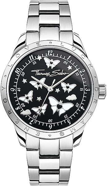 THOMAS SABO Quarzuhr BUTTERFLIES WA0432-201-203-34 mm, günstig online kaufen