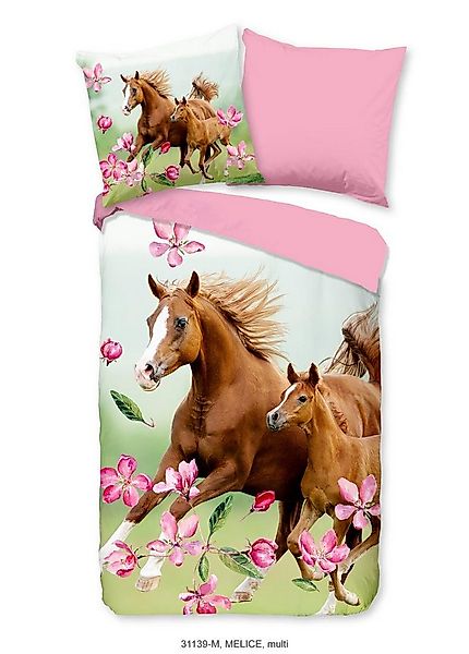 Pure Bettwäsche Microfaser Bettwäsche 135 X 200 cm + 1- 80 X 80 cm Melice b günstig online kaufen