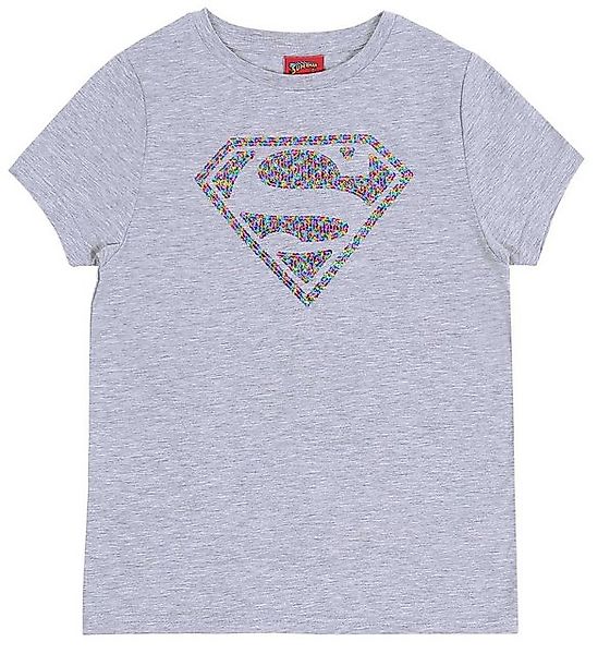 Sarcia.eu Kurzarmshirt Graues T-Shirt mit Pailletten Superman XL günstig online kaufen