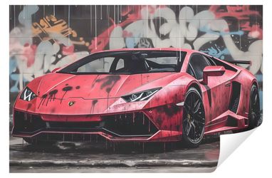 Wallarena Fototapete Kinderzimmer Jungen Auto Graffiti günstig online kaufen