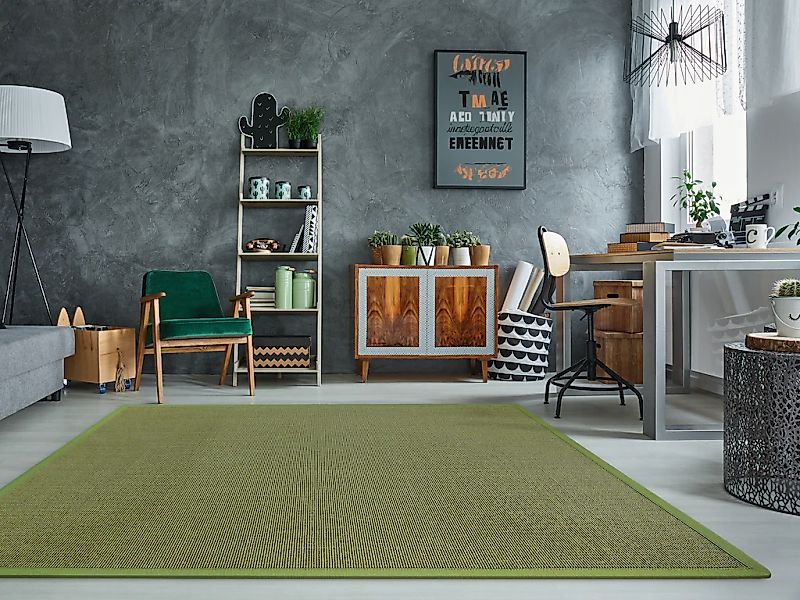 Dekowe Sisalteppich "Mara S2 mit Bordüre" rechteckig 5 mm Höhe Flachgewebe, günstig online kaufen