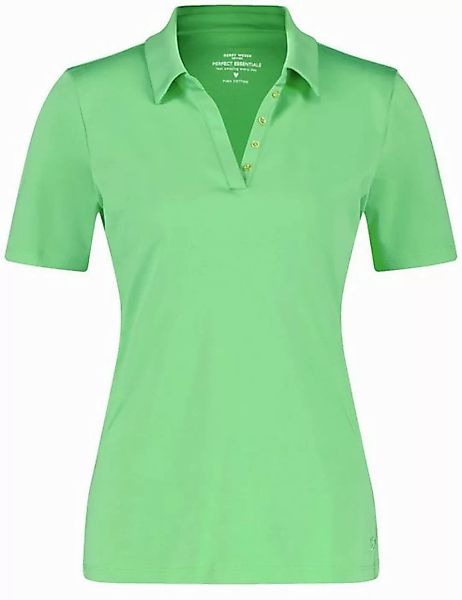 GERRY WEBER Kurzarmshirt Poloshirt aus Baumwolle günstig online kaufen